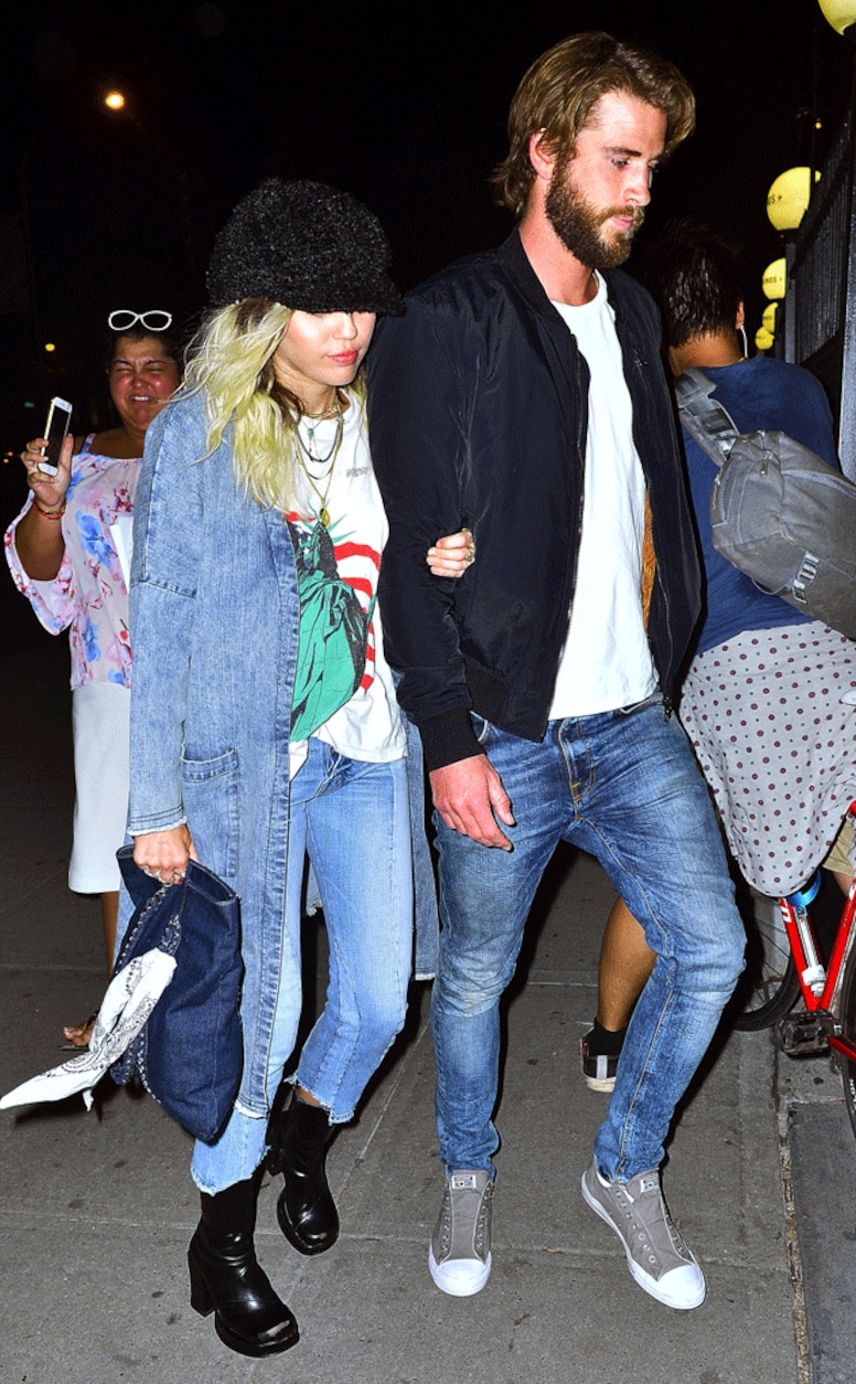 Photos from Miley Cyrus & Liam Hemsworth: Romance in Pictures - E! Online